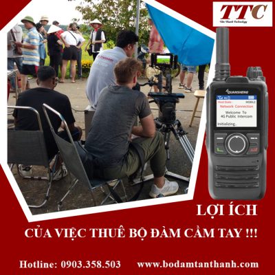 Lợi ích của việc thuê bộ đàm cầm tay