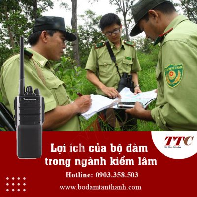 Máy bộ đàm cho ngành kiểm lâm